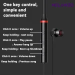 هدفون بلوتوثی گردنی LENOVO مدل HE05X | سبک و مقاوم - Image 4