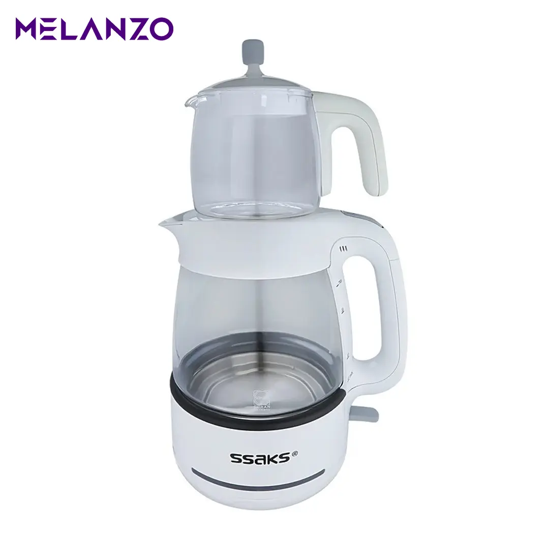 GLASS TEAPOT SSAKS TM8060 چای ساز SSAKS مدل TM8060 | عملکرد سریع و طراحی مدرن - Image 1