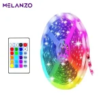 ریسه  LED RGB هوشمند کنترل از طریق موبایل و صدا | نور قابل تنظیم