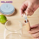 لیوان پیرکس400 میلی لیتری با میکسر | مقاوم و مناسب نوشیدنی و مخلوط کردن مواد - Image 2