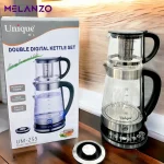 چای‌ساز لمسی دوقلو یونیک UM-255 کتری قوری حرفه‌ای - Image 4
