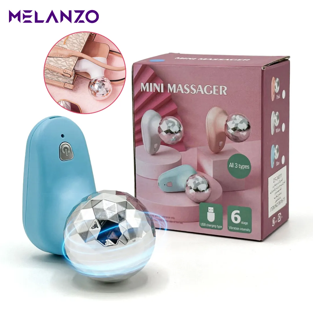 Mini massager Pink مینی ماساژور دستی S-4188 کوچک، سبک و قابل حمل - Image 1