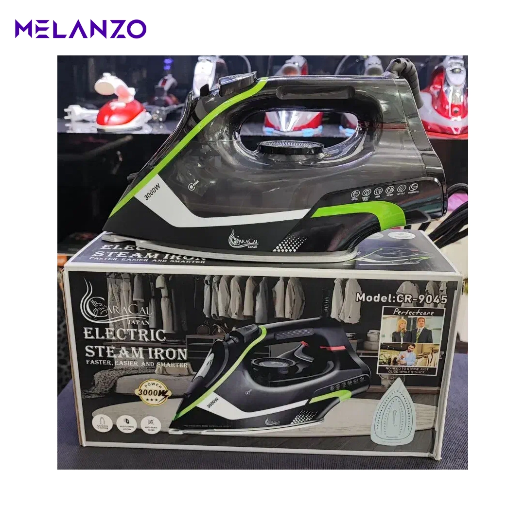 1 اتو بخار 3000 وات کاراکال ژاپن مدل M-CR-9045 | بخاردهی قدرتمند و کفی ضدخش - Image 1