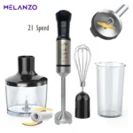 گوشت‌ کوب برقی 5 کاره استیل کاراکال مدل M-HM8026 | قدرتمند و چندمنظوره - Image 5