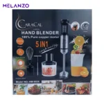 گوشت‌ کوب برقی 5 کاره استیل کاراکال مدل M-HM8026 | قدرتمند و چندمنظوره - Image 6